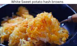 White Sweet Potato Hash Browns
