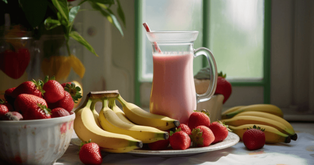 Strawberry Banana Protein Shake Recipe