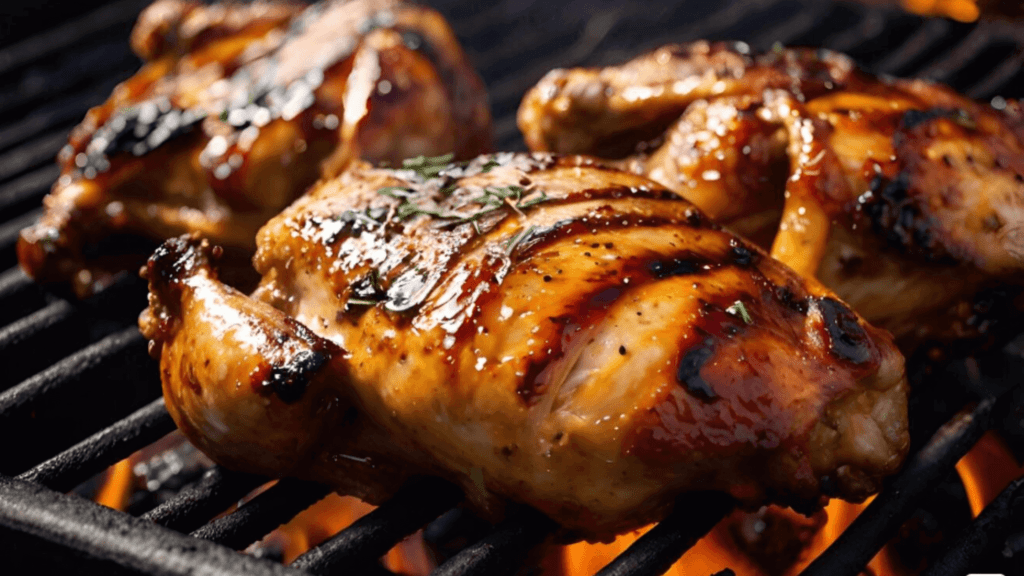 Japanese grilled teriyaki chicken 