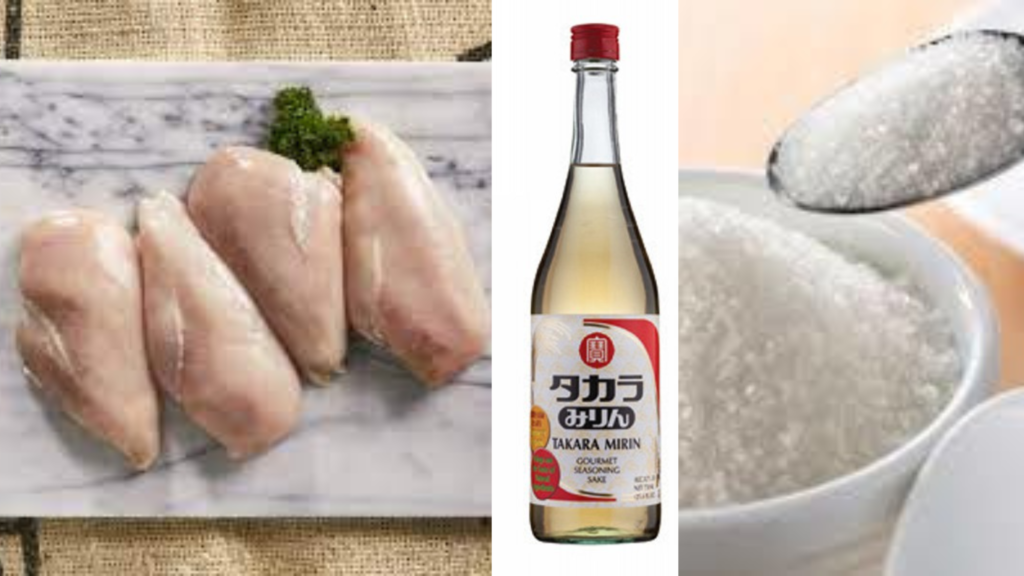 Japanese Grilled chicken Ingredients