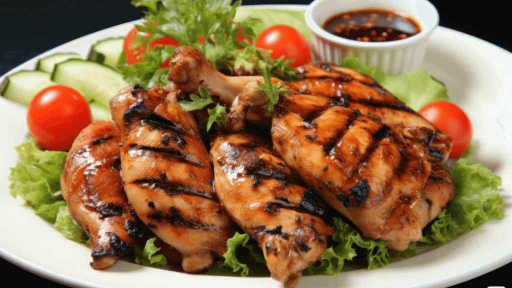 Japanese grilled teriyaki chicken 