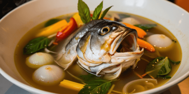 Thai Fish head soup recipe