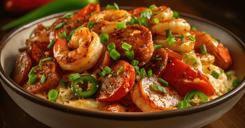 Shrimp and Grits Without Bacon