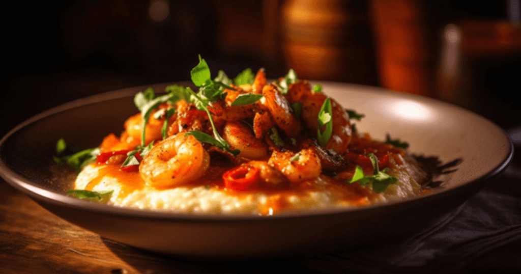 Shrimp and Grits Without Bacon