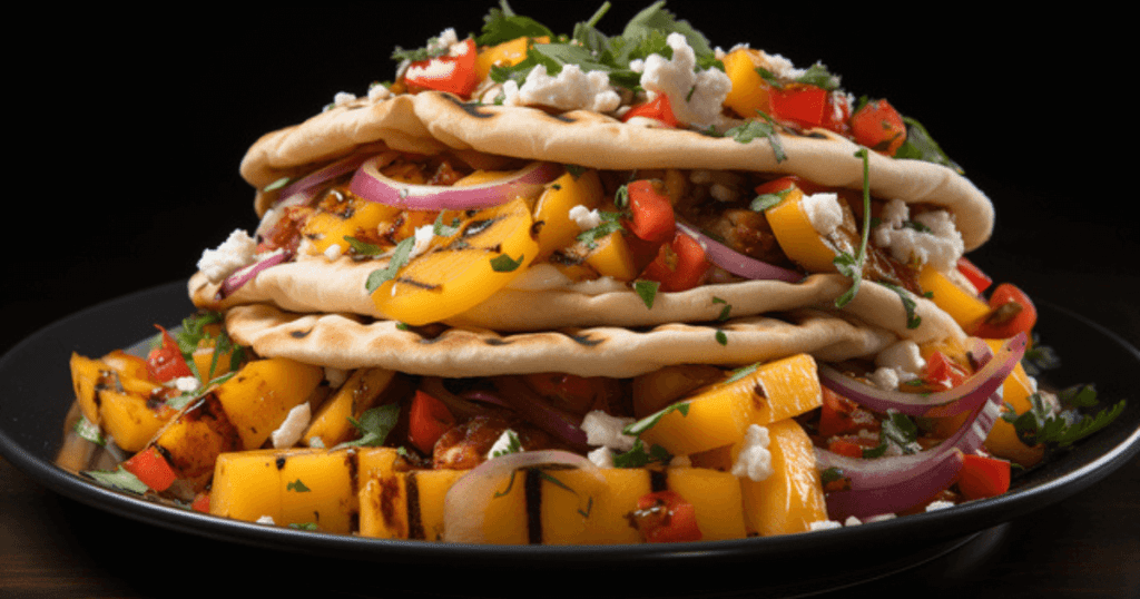 Naan Bread Bruschetta