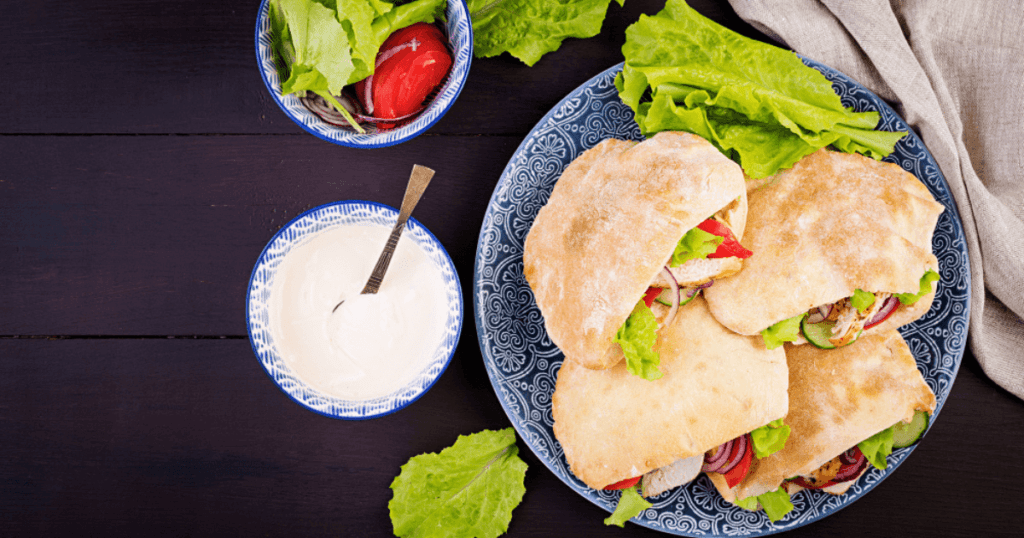 Naan Bread Sandwich