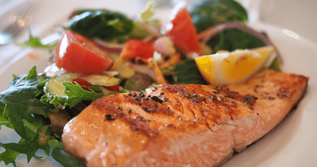 Mediterranean salmon with capers