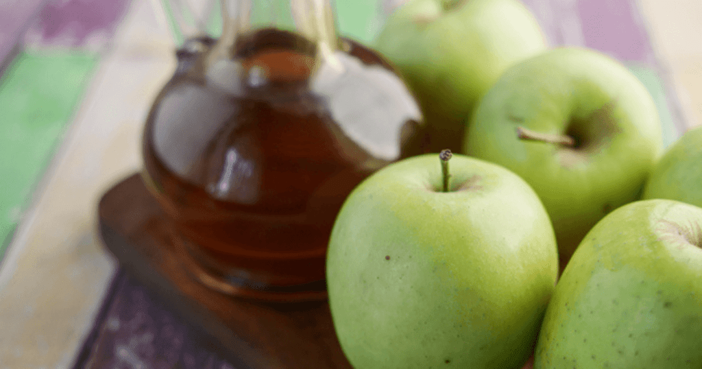 Caramel Apple Shots with vodka